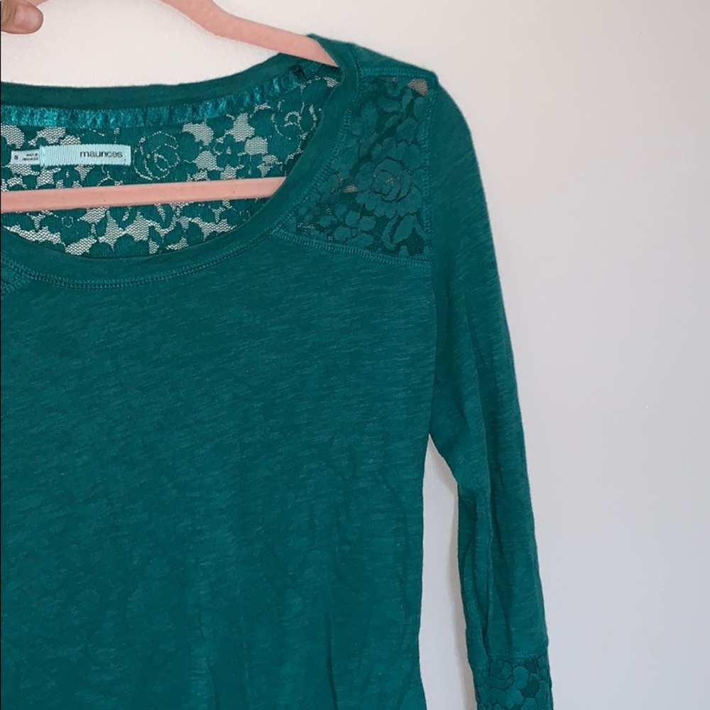 Emerald green top
